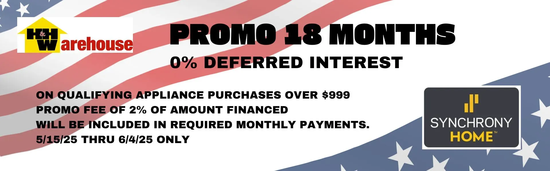 Synchrony Appliance Promo